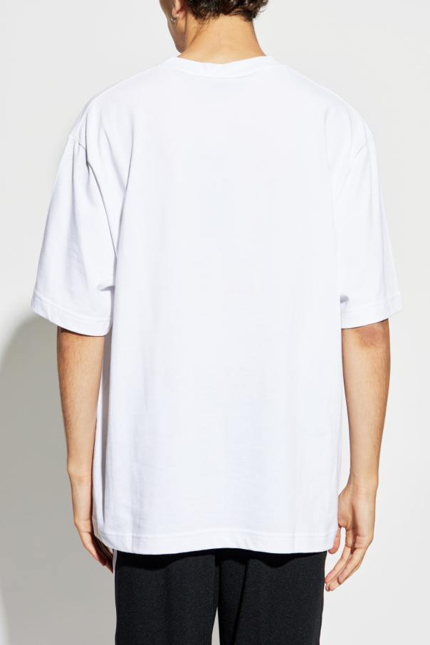 Biały T-shirt z nadrukiem Gucci - Vitkac Polska